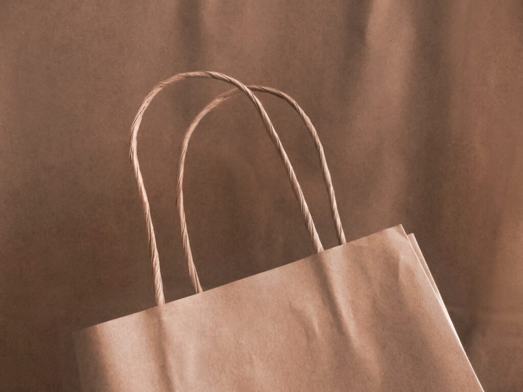 Brown paper bag, plastic alternatives